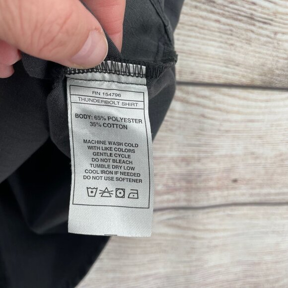 Off the Grid Ripstop Button Down Shirt Men's Size XL Gray Vented - Picture 6 of 9